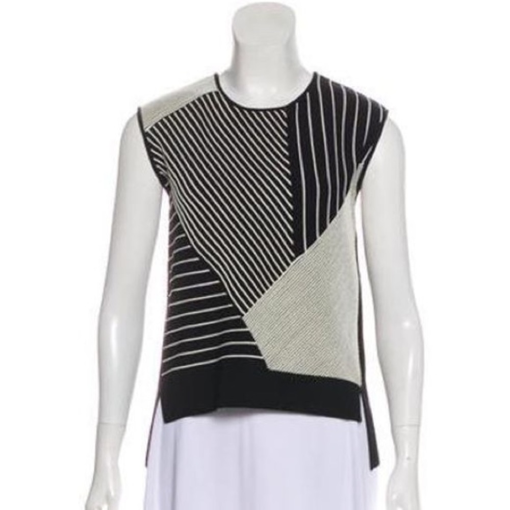 Timo Weiland Black & White Striped Top